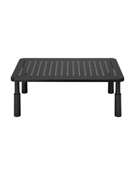 AISENS Soporte elevador multiusos para monitor/portátil, negro
