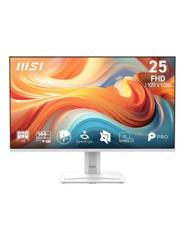MSI Pro MP251W E14A pantalla para PC 62,2 cm (24.5") 1920 x 1080 Pixeles Full HD LED Blanco