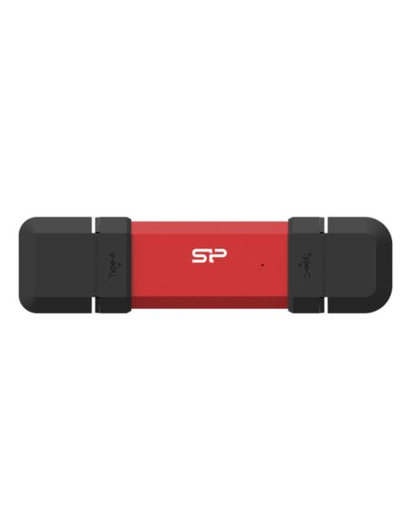 Silicon Power DS72 unidad flash USB 250 GB USB Type-A / USB Type-C 3.2 Gen 2 (3.1 Gen 2) Rojo