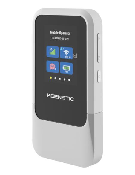 Keenetic Roamer 5G (KN-5210) Punto de acceso móvil 5G con Wi-Fi 6
