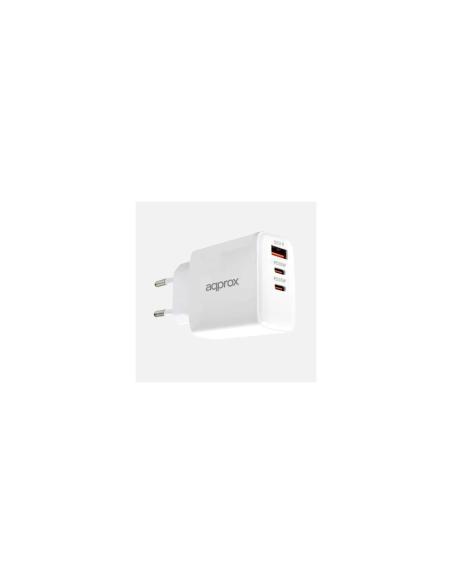 Approx Cargador rápido USB-A & USB-C 35W + Cable