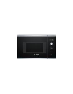 Bosch Serie 6 BFL524MS0 microondas Negro, Acero inoxidable Solo microondas Integrado 20 L 800 W