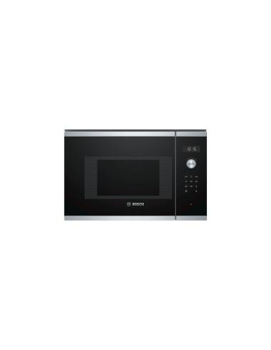 Bosch Serie 6 BFL524MS0 microondas Negro, Acero inoxidable Solo microondas Integrado 20 L 800 W