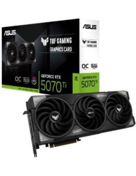 tarjeta grafica geforce tuf rtx 5070 ti oc gaming 16gb gddr7 256bit pci-e 5.0 3 x displayport 2 x hdmi 2.1b triple fan rgb resol