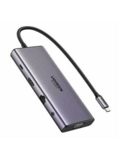 Hub Ugreen USB-C 11 en 1 Gris (45520) 45520