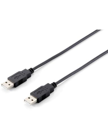 Equip Cable USB 2.0 Tipo A, 5,0 m , Negro