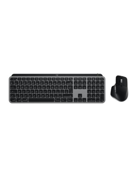 Logitech Master MX Keys S Combo for Mac teclado Ratón incluido Hogar / Oficina RF Wireless + Bluetooth QWERTY Internacional de E